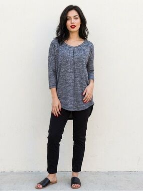 Shannon Ford Top Size Small - Black/Gray NWT